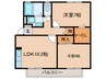 さつき館 2LDKの間取り
