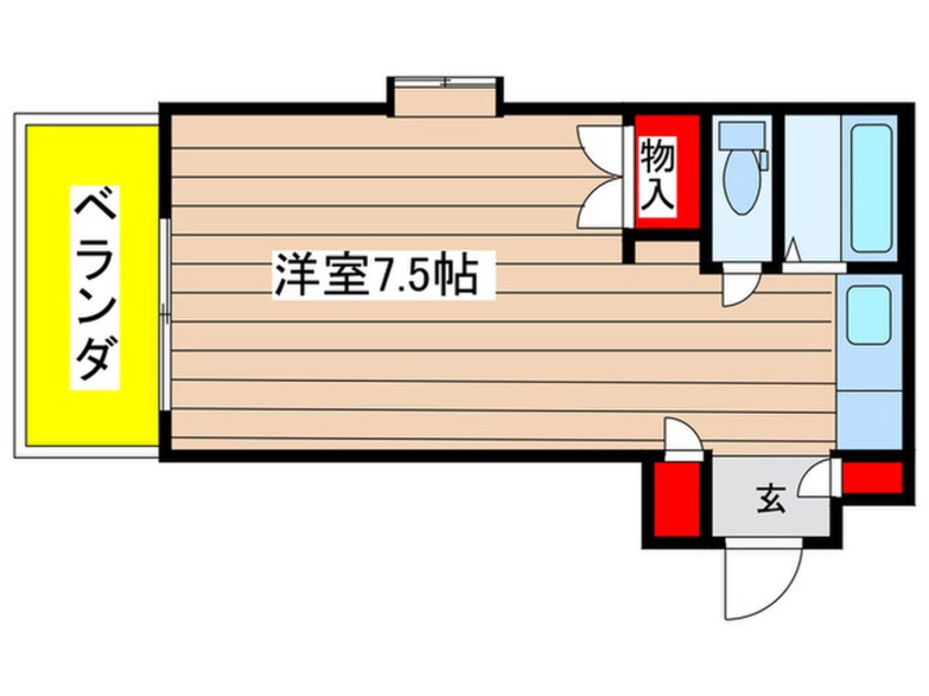 間取図 ﾒｿﾞﾝﾄﾞｼｬﾝﾃ