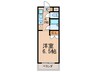 東山ビレッジ 1Kの間取り