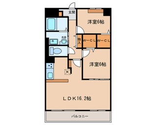 間取図 シャン・ド・フルール