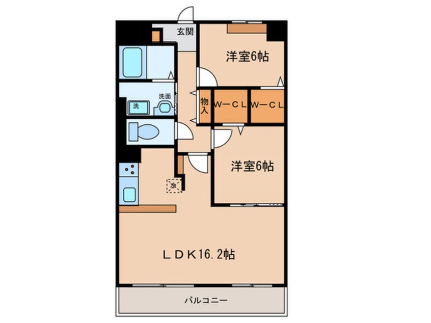 間取図 シャン・ド・フルール