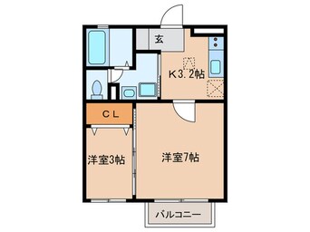 間取図 セジュール赤羽根