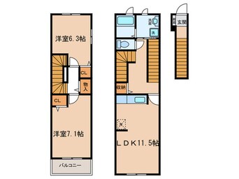 間取図 ベイ･プレイスⅠ