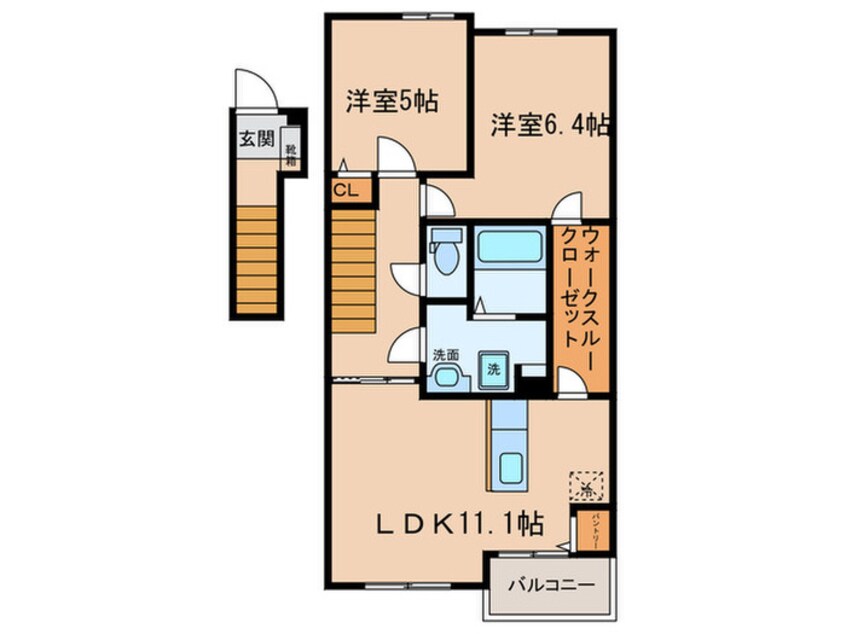 間取図 クレマチス