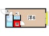 サン･アネックス 1Kの間取り