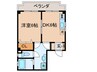 アデランテ 1DKの間取り