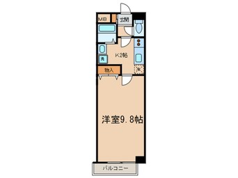 間取図 プラ－チドⅡ