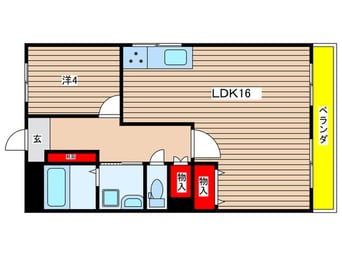間取図 山田ﾋﾞﾙ