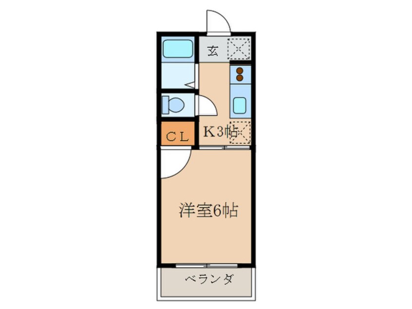 間取図 カレッジサイド寺田