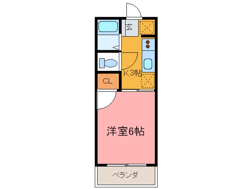 間取図 カレッジサイド寺田