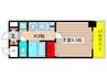 プレサンス新栄デコール（1102） 1Kの間取り