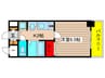 プレサンス新栄デコール（1102） 1Kの間取り