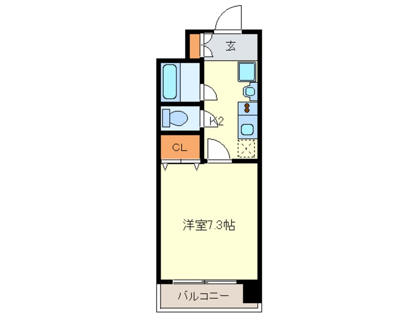 間取図 ル－チェ栄