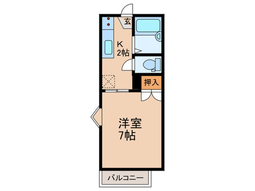 間取図 ヴィラ四谷