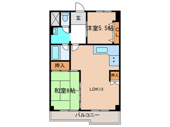 間取図 サンパーク一宮(305)