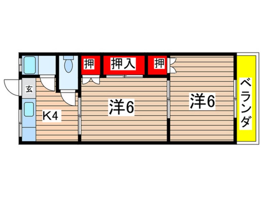 間取図 サンハイツ