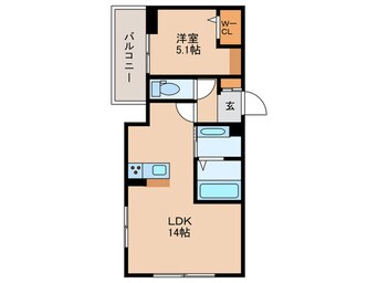 間取図 セレスティア松葉町