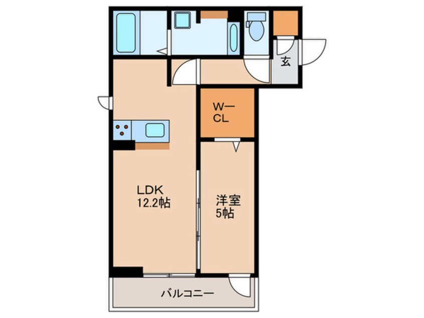 間取図 セレスティア松葉町