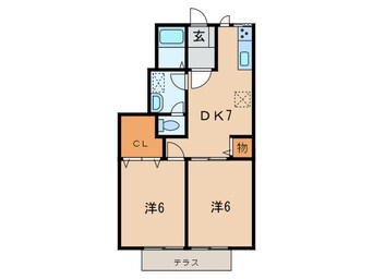 間取図 ファミ－ル･ドｩ･クイ－ン