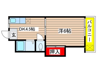 間取図 コーポ阪野