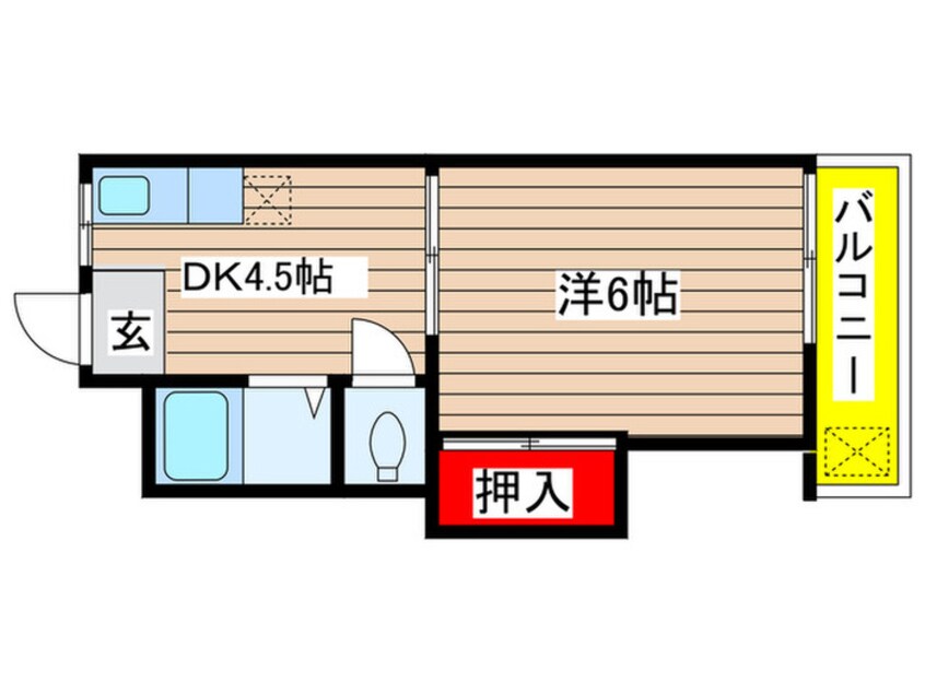 間取図 コーポ阪野