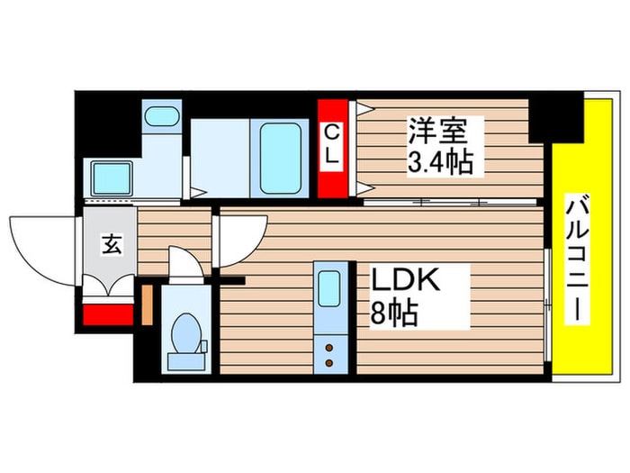 間取り図 ディアレイシャス尾頭橋