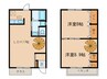 NEXUS浮野 2LDKの間取り