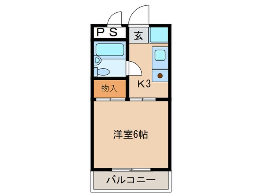 間取図 メゾン・ド二宮Ｂ