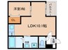 Jack dotokukita Ⅰ 1LDKの間取り