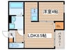 robot home妙音通 1LDKの間取り