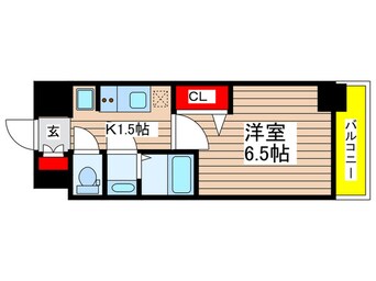 間取図 ﾌﾟﾚｻﾝｽ鶴舞ﾌｧｰｽﾄ(1102)