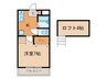 コーポ五葉 1Kの間取り