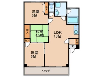 間取図 シーズンコート小賀須