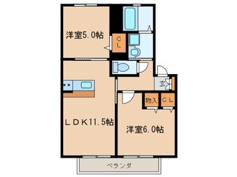 間取図 メゾン・ド・ショパン