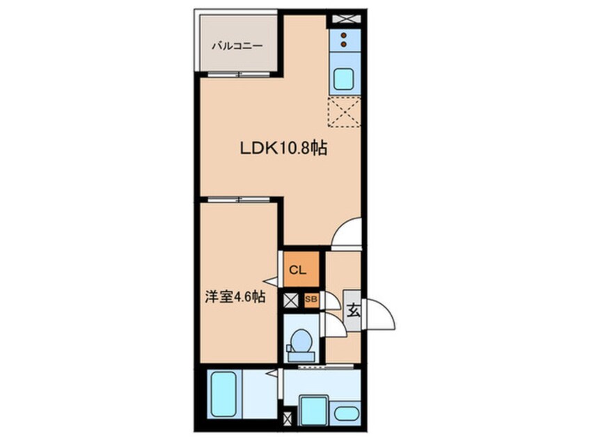 間取図 Ｊａｃｋ　ｋｏｓｈｉｎⅠ