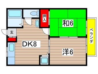 間取図 ユース宝扇