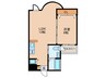 SK BUILDING-2 1LDKの間取り