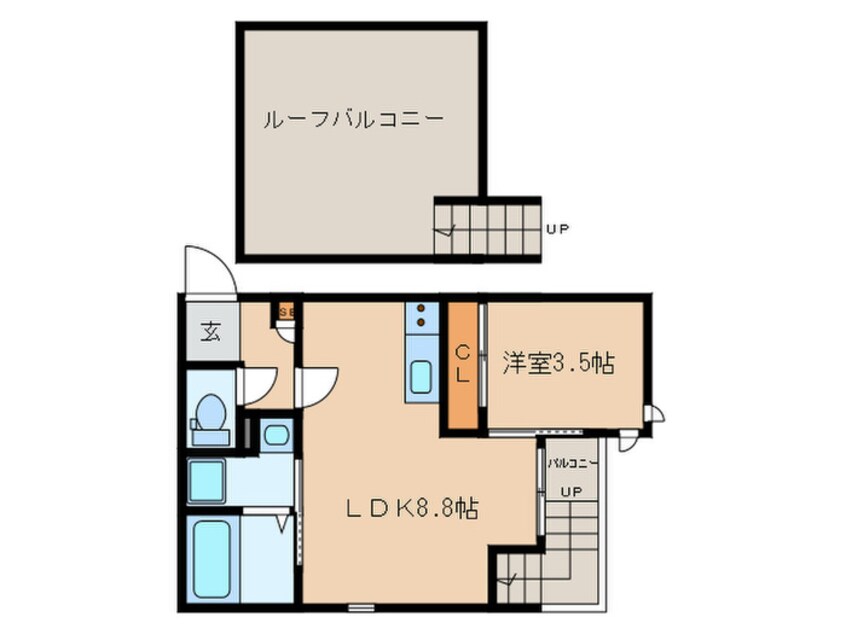 間取図 Grandtic Luce 栄生