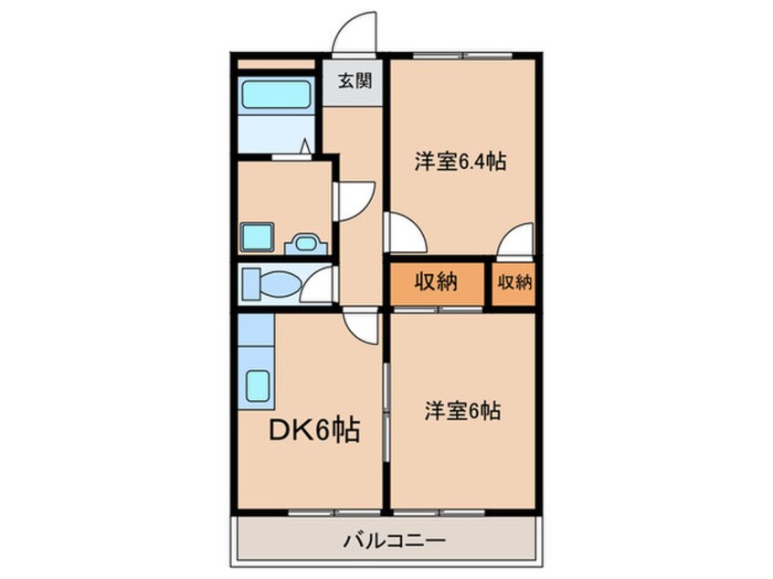 間取図 クリスタルヒルズ