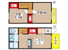 カ－サグランデ池場 2LDKの間取り