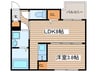 robot　home呼続 1LDKの間取り