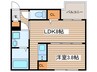 robot　home呼続 1LDKの間取り