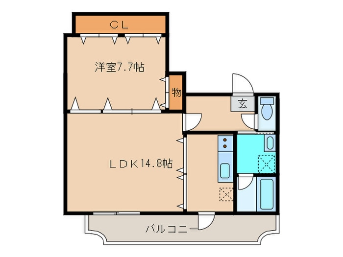 間取り図 ホワイトクラウド　４