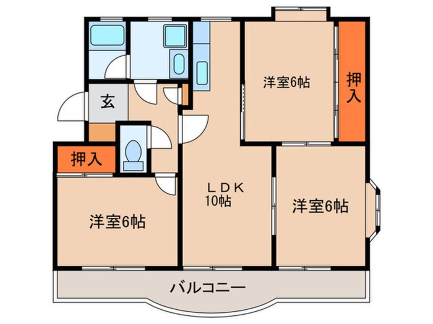 間取図 アーバンハイツ春日井