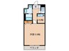 ルミエ－ル宮脇 1Kの間取り