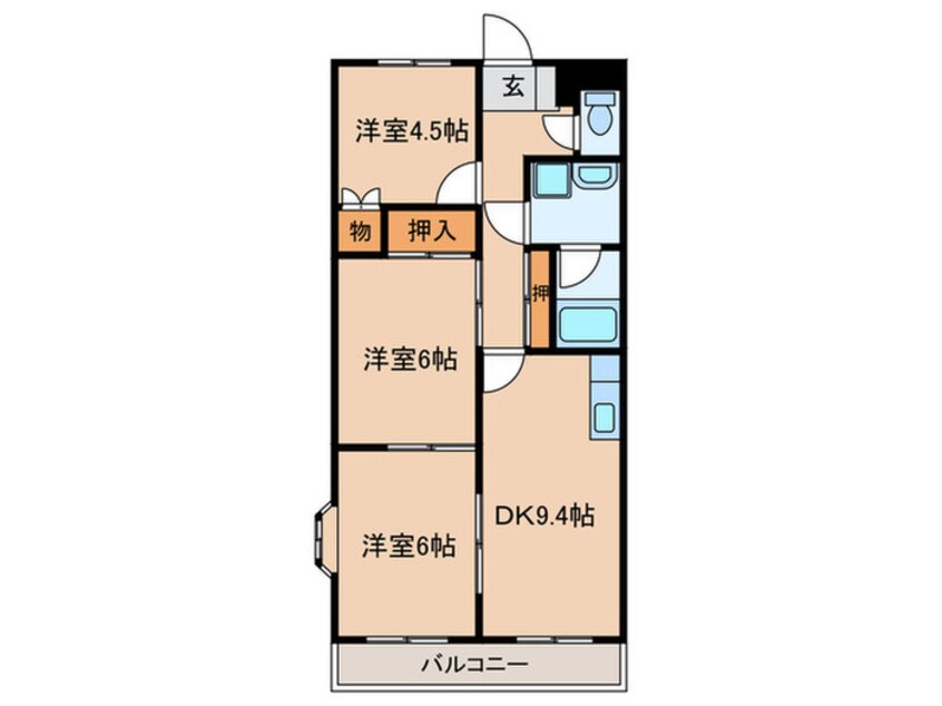 間取図 メゾン・ド・ソレイユ