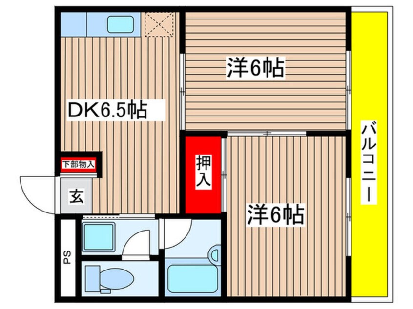 間取図 ヤマテオザワビル