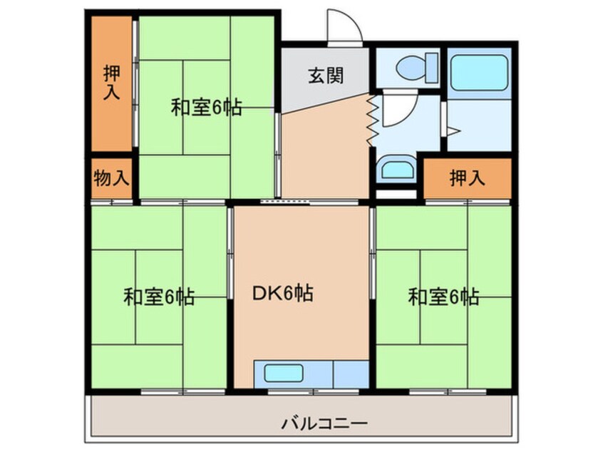 間取図 コ－ポエトワ－ル