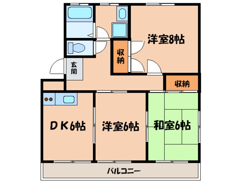 間取図 ビラ上野