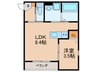 robot home 黄金 1LDKの間取り